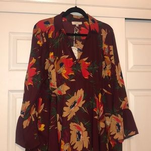 Fall Floral Dress NWT